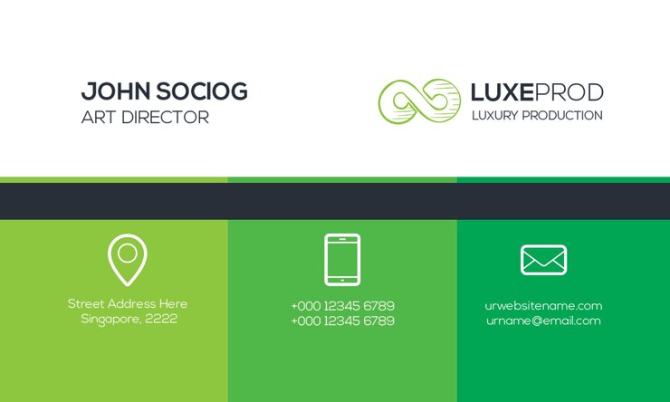 PSD business card for john sociog art director