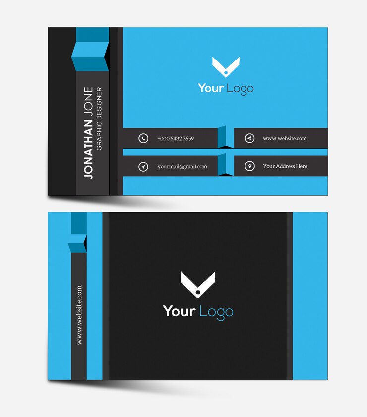 PSD business card