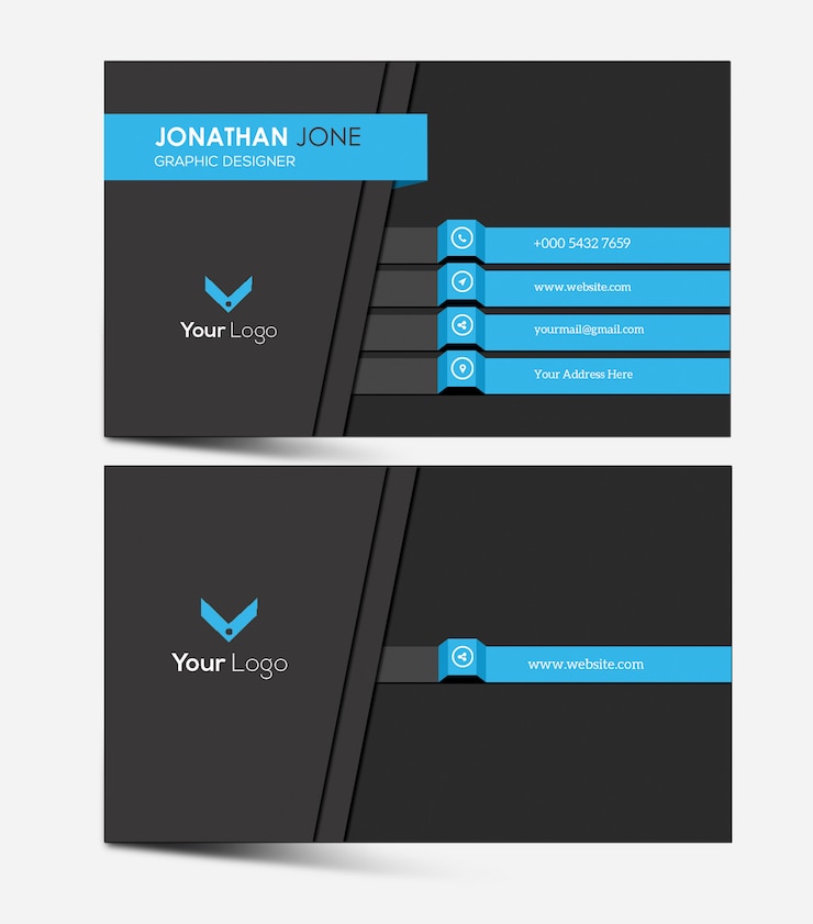 PSD business card