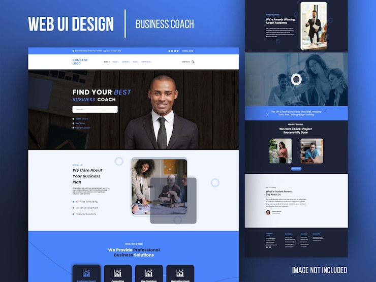 Business Coach dell'interfaccia utente web