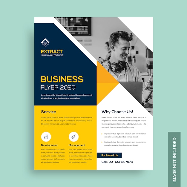 PSD business corporate flyer