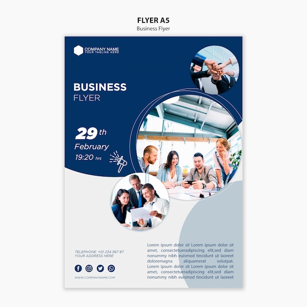 Business Flyer Vorlage