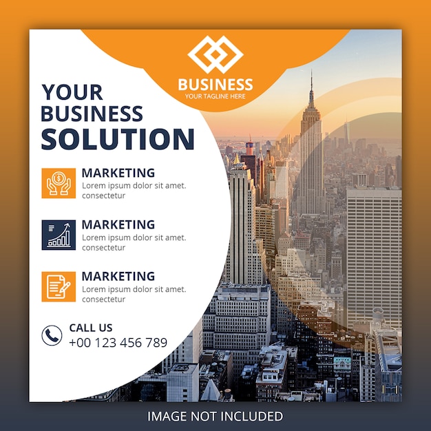 Business Instagram post bannières