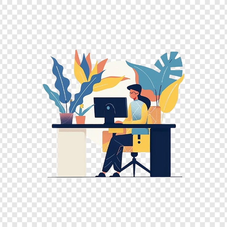 PSD business-konzept-illustration zum thema teamarbeit