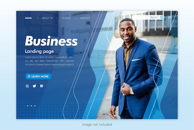 Business Landing Page Website Vorlage