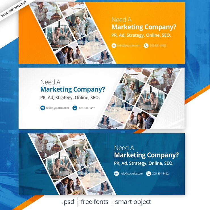 PSD business marketing couvertures facebook