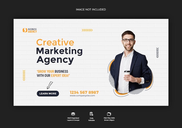 Business Promotion und Corporate Web Banner Post Template Design