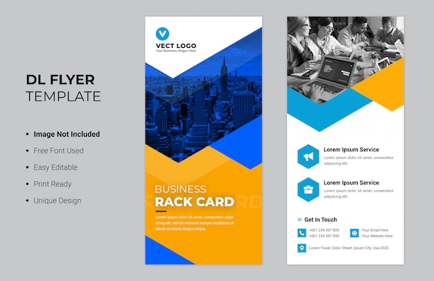 Business Rack Karte Design