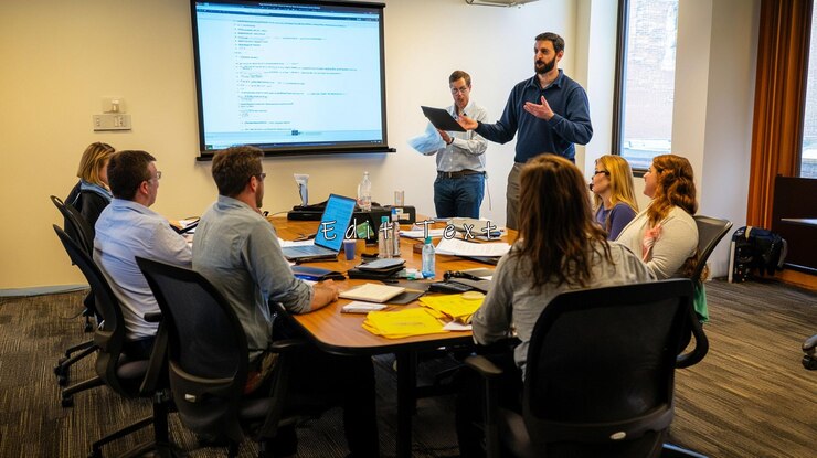 PSD business team meeting presentation discussion