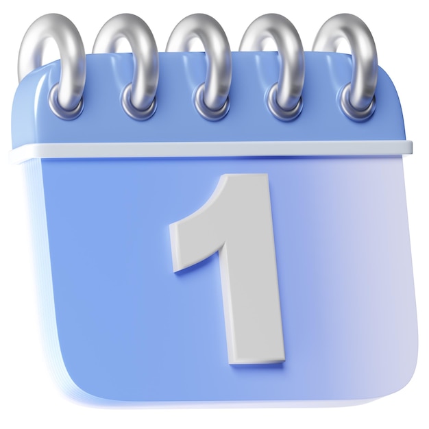 Business Toolset Pack Day 1 on the calendar 3D icon