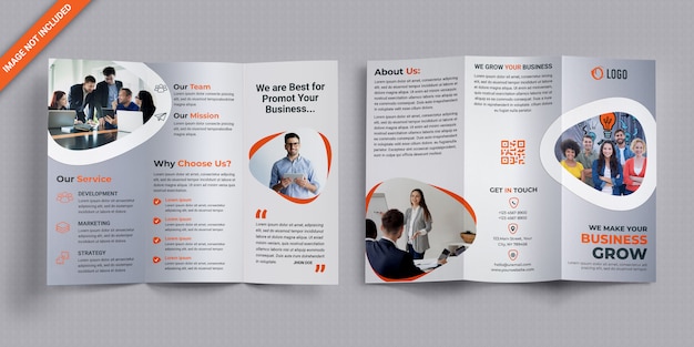 Business Trifold-Broschüre