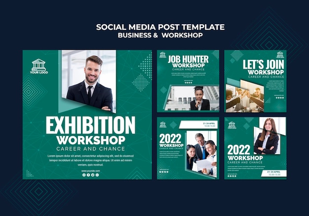 PSD business & workshop social media post