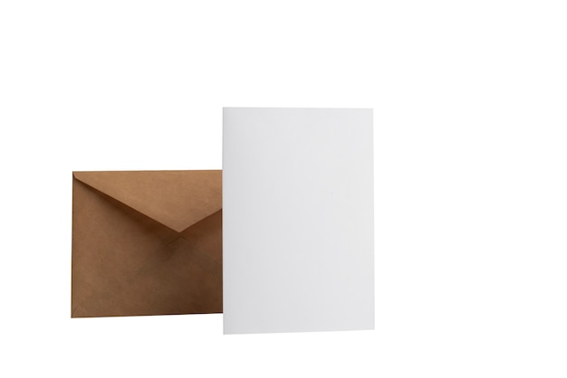 Busta e disposizione della carta