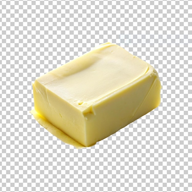 PSD butter auf weißem hintergrund