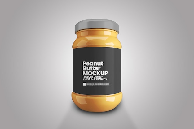 Butter jar mockup