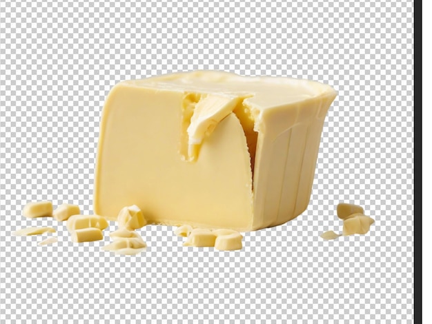 buttery with white background