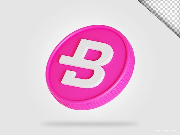 Bytecoin bcn criptomoneda moneda renderizado 3d aislado