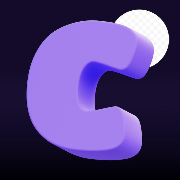 C 3d-buchstabe