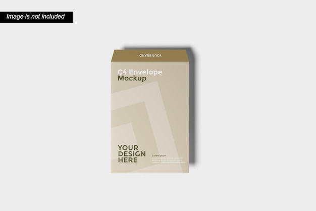 C4 Mockup della busta per il documento