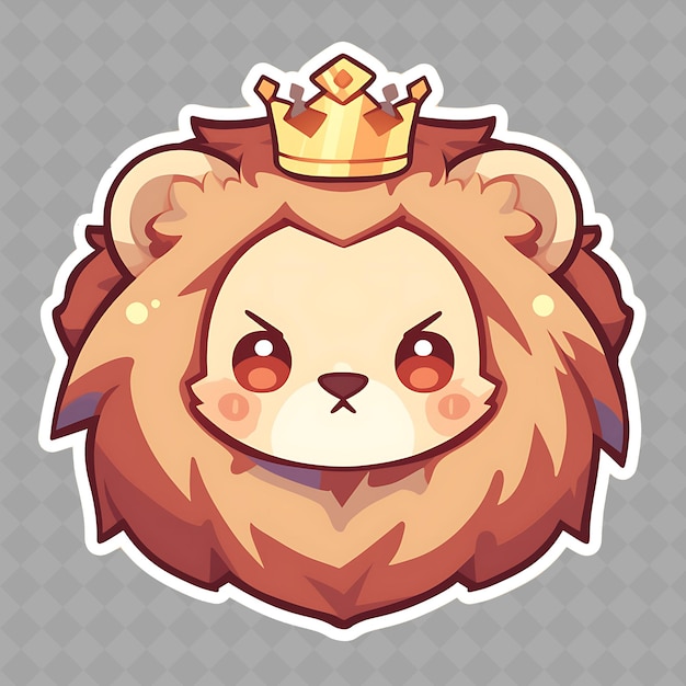PSD una cabeza de león con una corona en ella