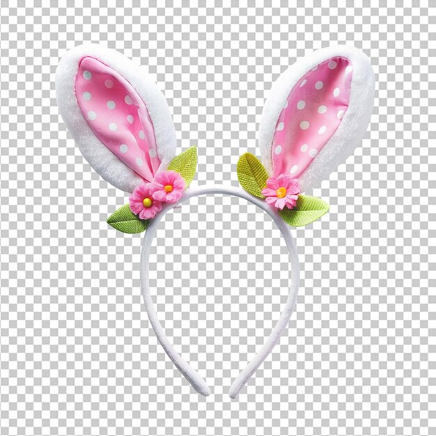 PSD la cabeza superior de la correa de conejo rosado con las patas hacia arriba mirando a un letrero blanco en blanco