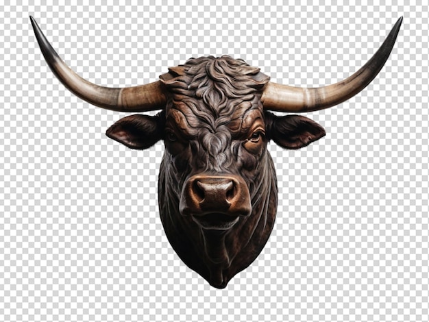 PSD cabeza de toro en png