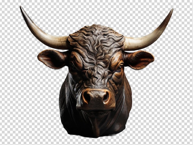 PSD cabeza de toro en png