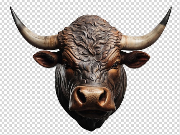 PSD cabeza de toro en png