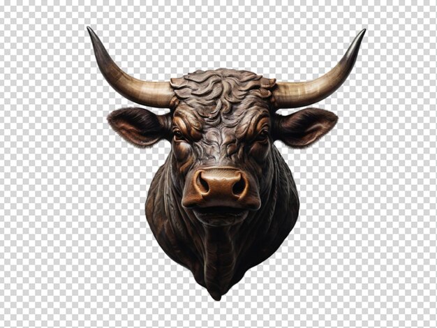 PSD cabeza de toro en png