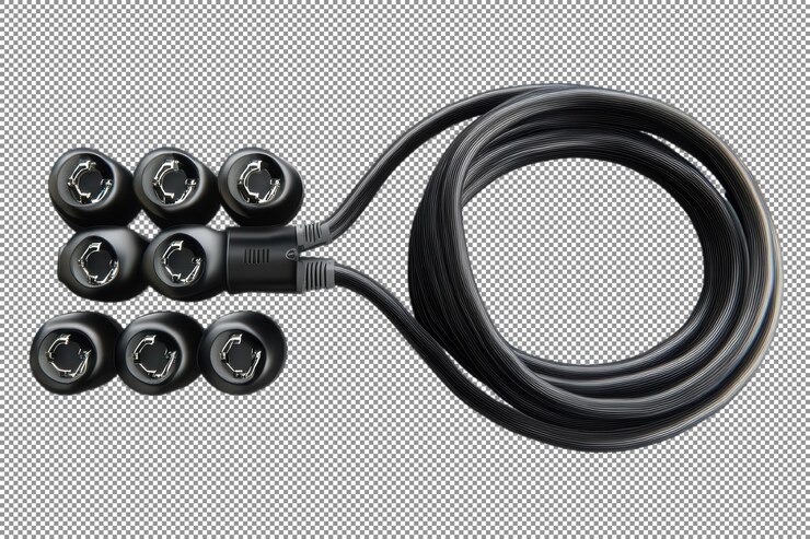 PSD cable con varios conectores
