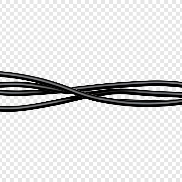PSD cabos fios fios rede tecnologia de projeto fundo resumo entrelaçado