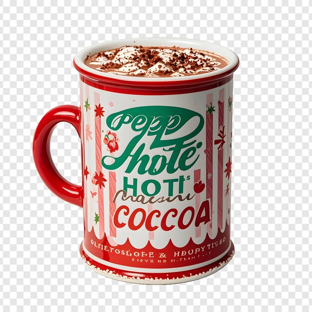 Cacao caliente con menta