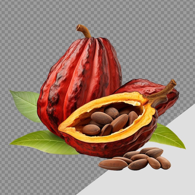 Le Cacao Isolé Sur Fond Transparent Png