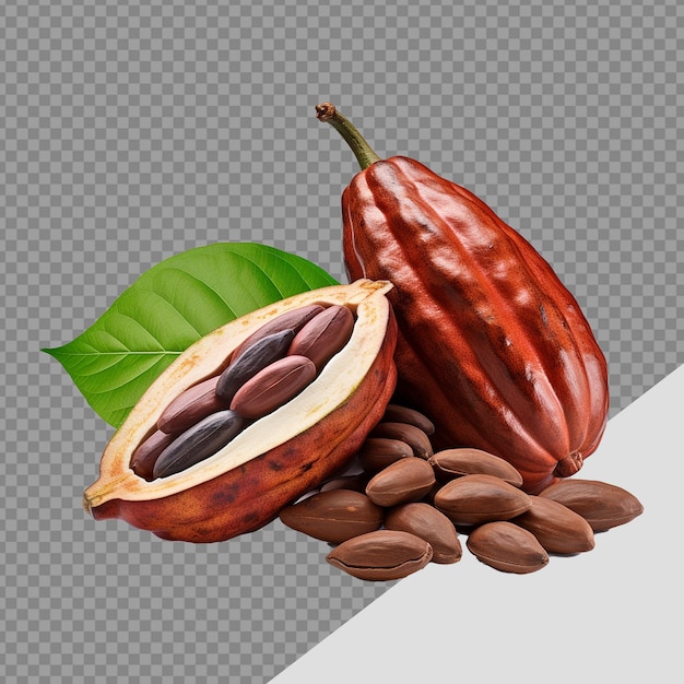 Le Cacao Isolé Sur Fond Transparent Png