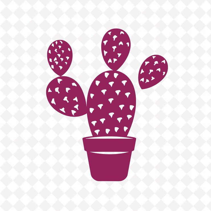PSD un cactus con corazones en él y un letrero que dice amor
