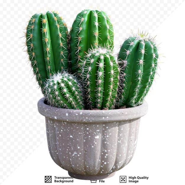 PSD cactus dans le pot