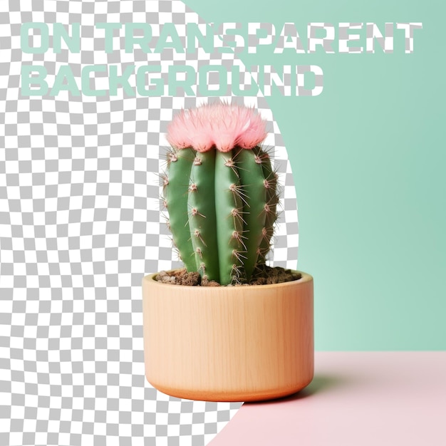PSD un cactus con las palabras 