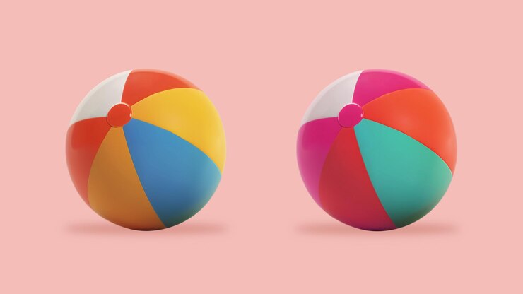 Cada una de las bolas en 3D
