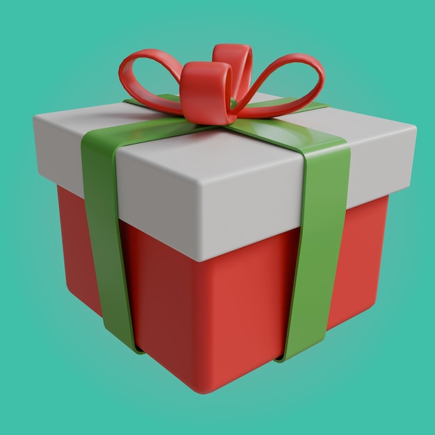 PSD cadeau de noël en 3d