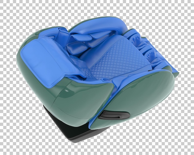 PSD cadeira de massagem isolada em fundo transparente ilustração de renderização 3d
