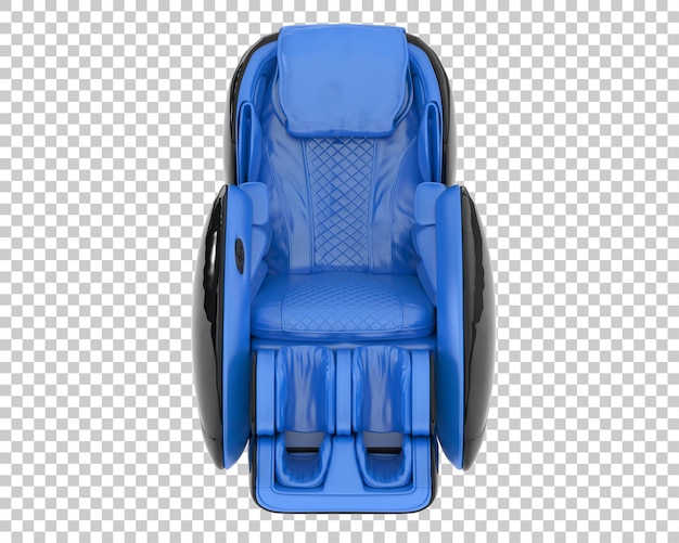Cadeira de massagem isolada em fundo transparente ilustração de renderização 3d
