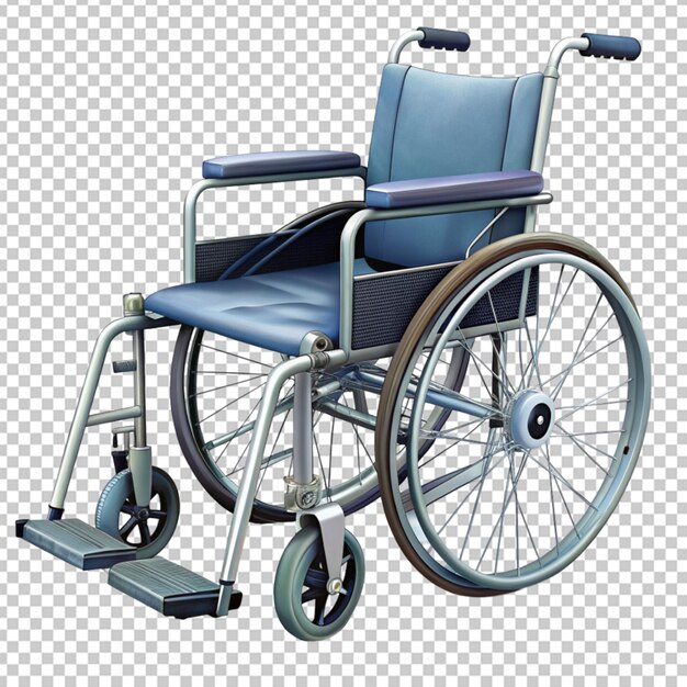 PSD cadeira de rodas isolada sobre um fundo transparente
