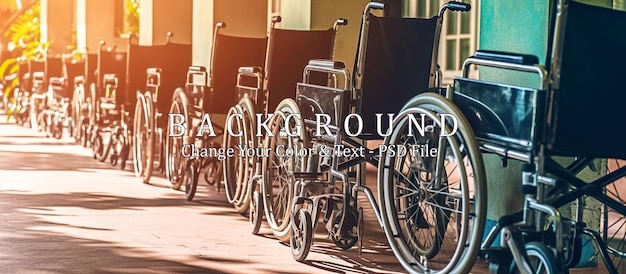 PSD cadeiras de rodas no hospital