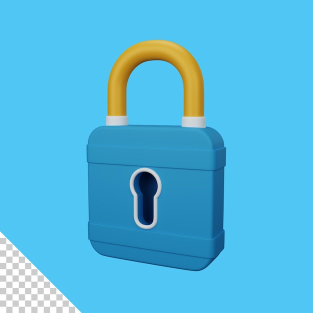 Cadenas de rendu 3d isolé utile pour les applications d'interface utilisateur et l'illustration de conception web