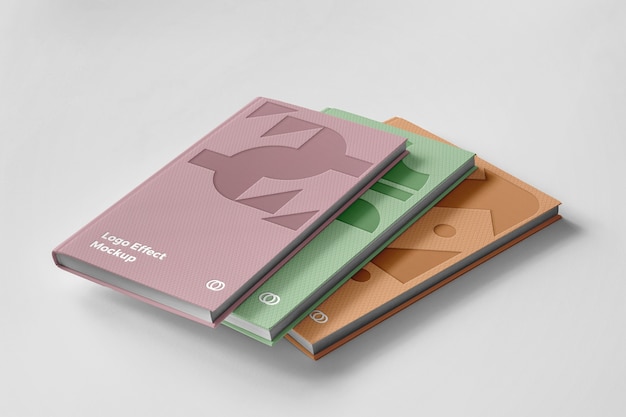 Caderno em modelo de estúdio