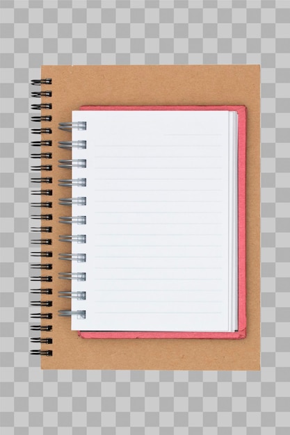 Caderno isolado