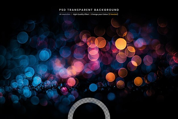 Un cadre abstrait et coloré de cercles