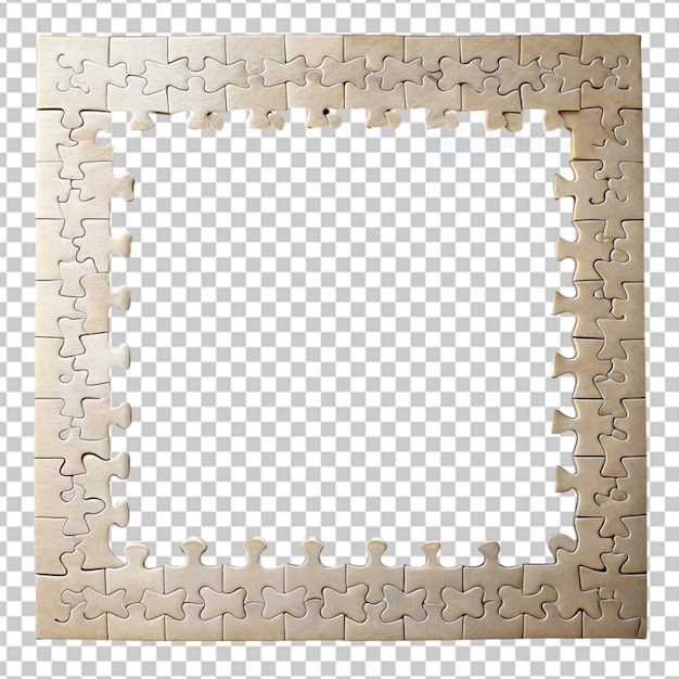 PSD le cadre du puzzle png