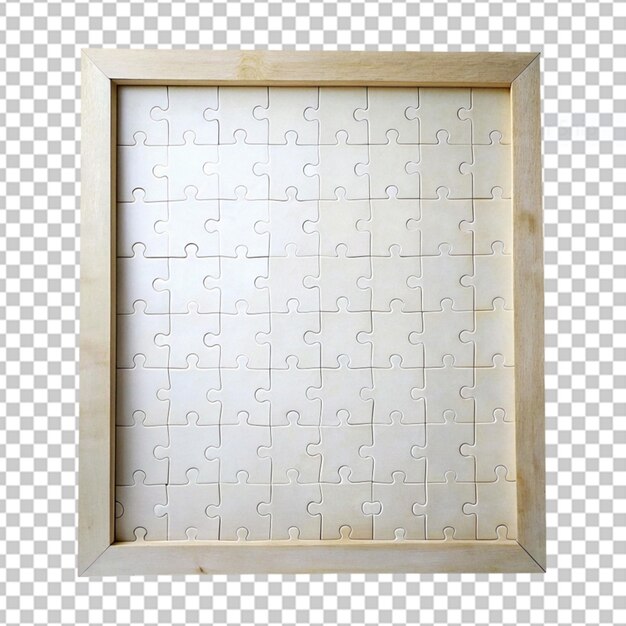 PSD le cadre du puzzle png