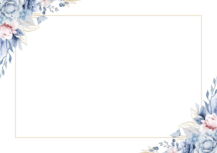 PSD le cadre de fleurs est un arrière-plan d'illustration classique élégant.